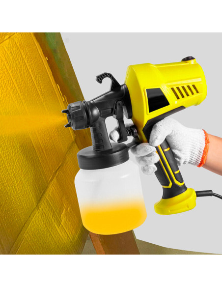 Pistola de Pulverización Eléctrica 500W Aerógrafo Capacidad 800ml