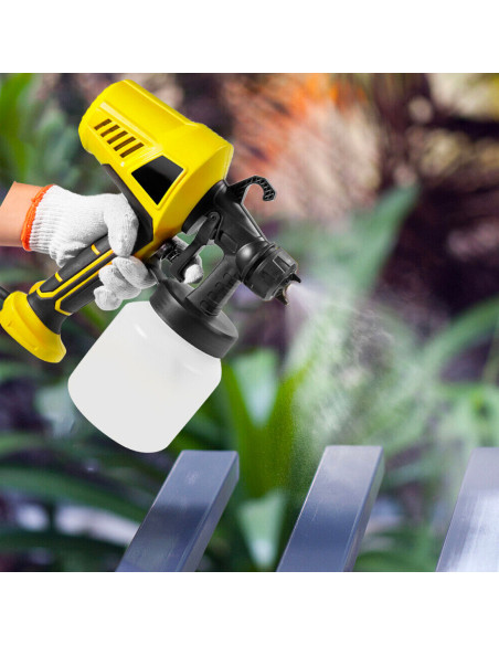 Pistola de Pulverización Eléctrica 500W Aerógrafo Capacidad 800ml