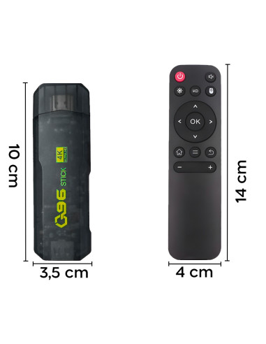 TV Stick Android Ultra HD conexión Wi-Fi y...