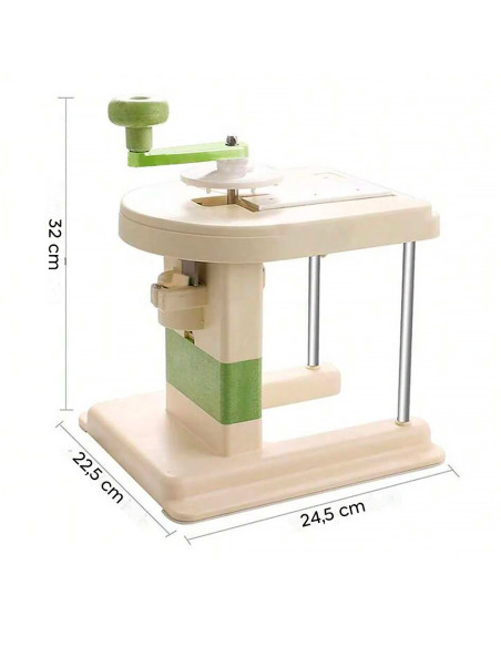 Triturador Rotativo Multifunción de Col Rallador de Verduras Manual de Acero