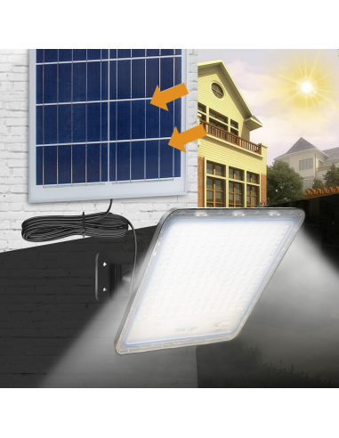 Foco LED Panel Solar Recargable 100W 101138...