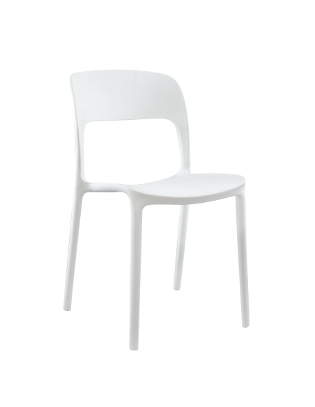 Set 2 Sillas STYLE polipropileno diseño moderno apilables Hogar Bar Restaurante