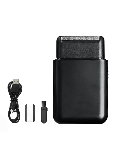 Maquinilla de Barba y Patillas Recargable USB y...