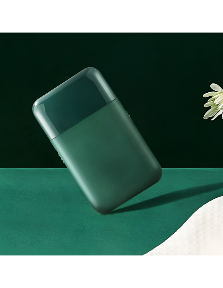 Maquinilla de Barba y Patillas Recargable USB y Portátil con Cabezal de Repuesto