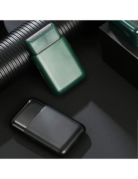 Maquinilla de Barba y Patillas Recargable USB y Portátil con Cabezal de Repuesto