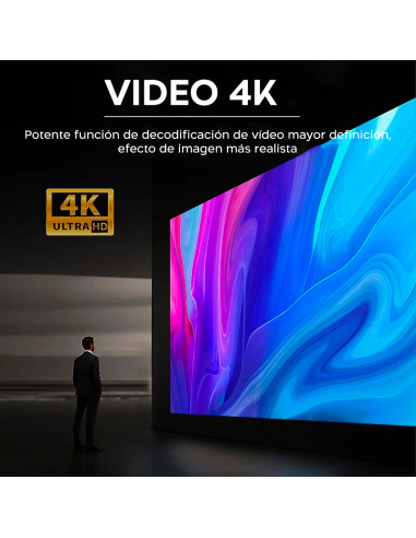 TV Stick Android Ultra HD conexión Wi-Fi y...