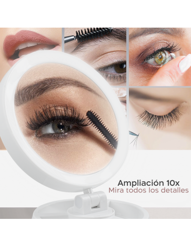 Espejo Cosmético Retroiluminado con LED de...