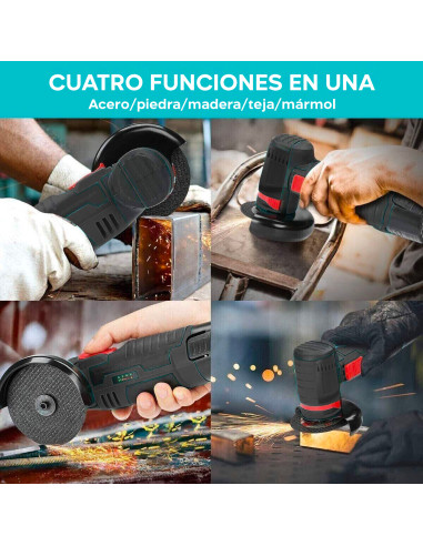 Mini Amoladora Inalámbrica Flex con Doble...