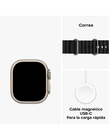 Smartwatch S9 Ultra 49mm Correa de Silicona...