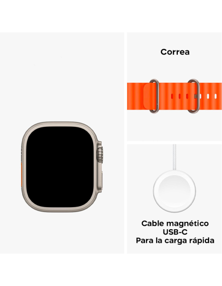 Smartwatch S9 Ultra 49mm Correa de Silicona Reloj Digital Podómetro
