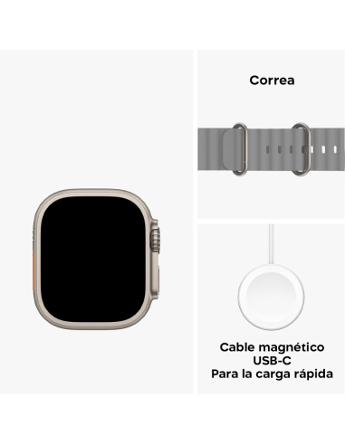 Smartwatch S9 Ultra 49mm Correa de Silicona...