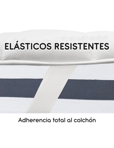 Cubre colchón cama 1 Plaza y Media 3 cm 130x200...
