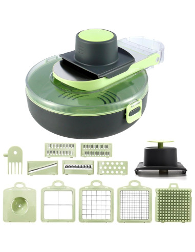 Picadora Multifunción 9 en 1 Rallador...