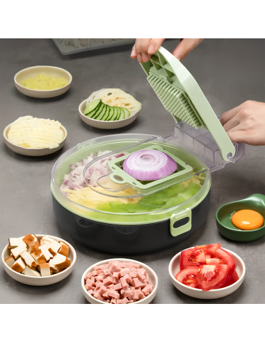 Picadora Multifunción 9 en 1 Rallador...