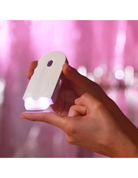 Depilación Facial y Corporal Portátil Recargable USB con Luz y 2 Cabezales