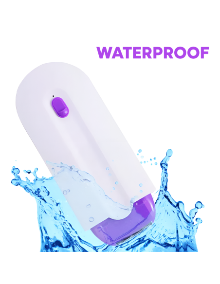 Depilación Facial y Corporal Portátil Recargable USB con Luz y 2 Cabezales