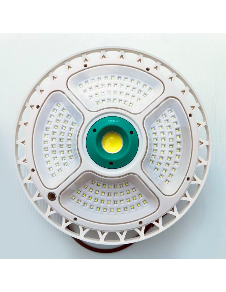 Lámpara Plafoniera 156 LED 200W 6000mAh IP66 con Panel Solar y Control Remoto