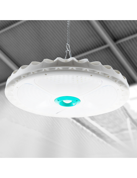 Lámpara Plafoniera 236 LED 400W 9000mAh IP66 con Panel Solar y Control Remoto