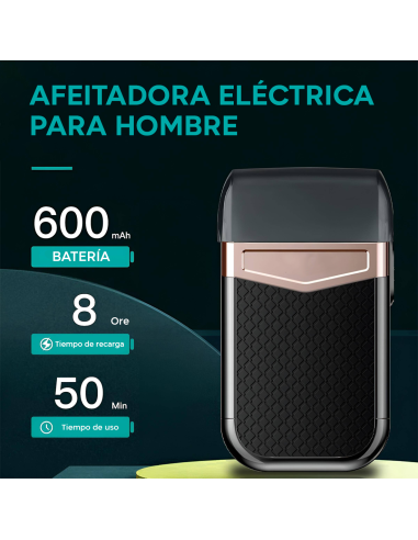 Maquinilla eléctrica recargable USB Portátil...