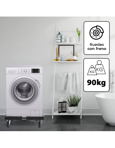 Carro base móvil y regulable para Lavadoras,...