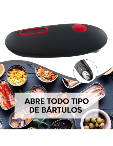 Abrelatas Eléctrico Universal con Inicio...