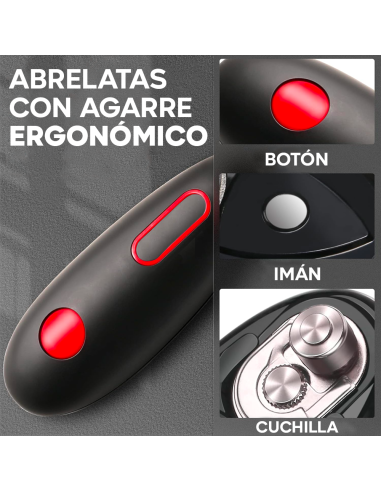 Abrelatas Eléctrico Universal con Inicio...