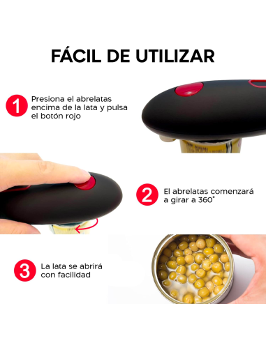 Abrelatas Eléctrico Universal con Inicio...