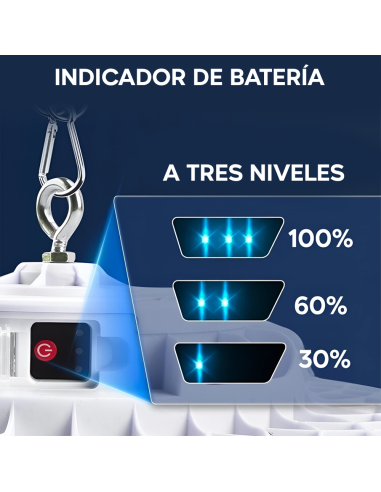 Lámpara Plafoniera 236 LED 400W 9000mAh IP66...