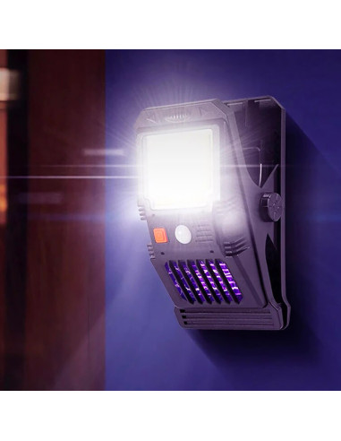 Lámpara LED Solar Sensor Repelente Insectos y...