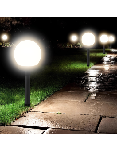 Kit 2 unidades Lámpara Esférica Recargable...