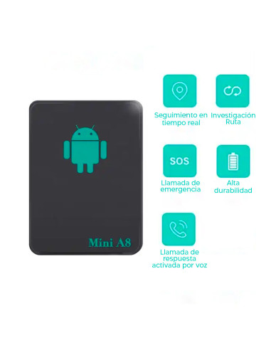 2pz Mini localizador GPS de bolsillo con...