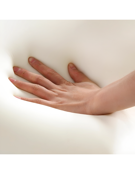 4 Almohadas Espuma Viscoelástica Aroma Fresco Soporte Cervical Aceites Esencial