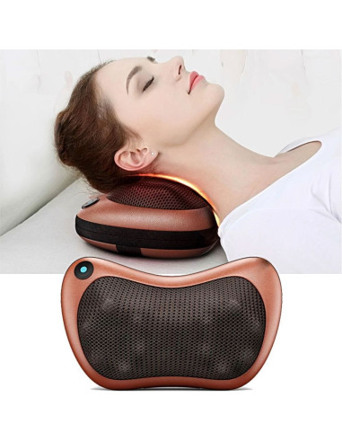 Almohada masajeadora eléctrica cuello espalda...
