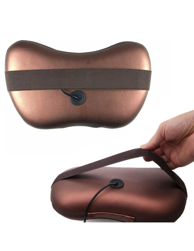 Almohada masajeadora eléctrica cuello espalda...