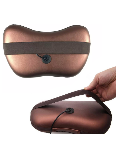 Almohada masajeadora eléctrica cuello espalda piernas brazos y dolor cervical