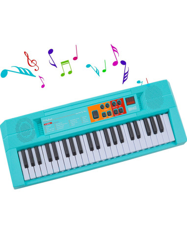 Piano electrónico para niños con Micrófono 26 Teclas Educativa +6 Años