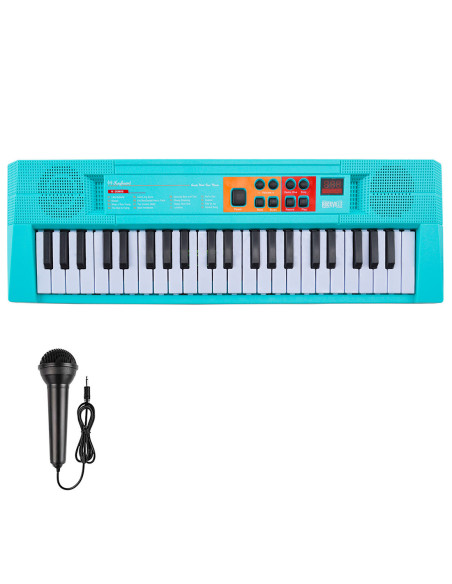 Piano electrónico para niños con Micrófono 26 Teclas Educativa +6 Años