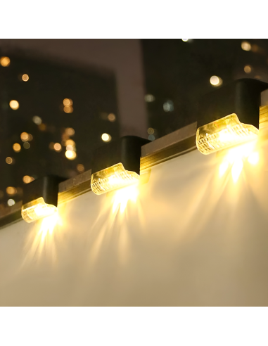 Set 4 pz luces solares impermeables para...