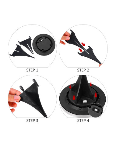 2 pz Foco luz de paso Carga Solar con 8 LED Luz...