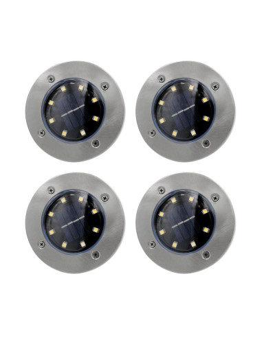 2 pz Foco luz de paso Carga Solar con 8 LED Luz...