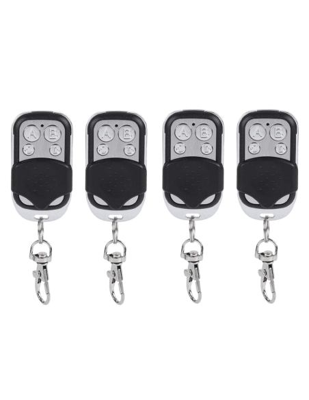 4 pz Control remoto universal 4 canales 433 MHz multifunción bolsillo con gancho