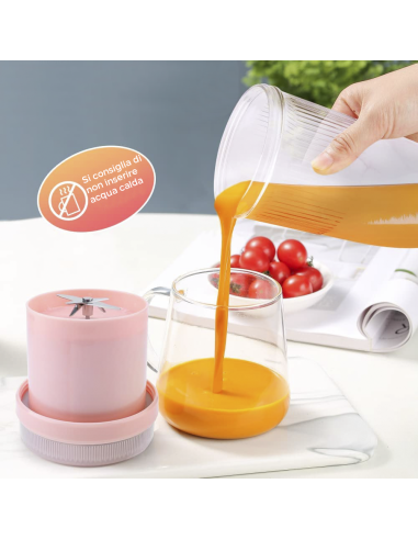 Mini licuadora de jugo portátil botella de...