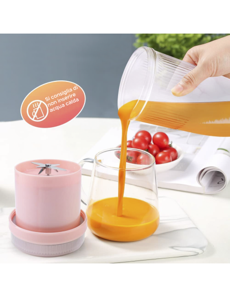 Mini licuadora de jugo portátil botella de batido recargable portátil