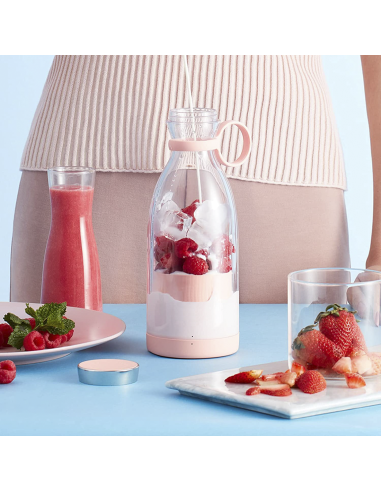 Mini licuadora de jugo portátil botella de...