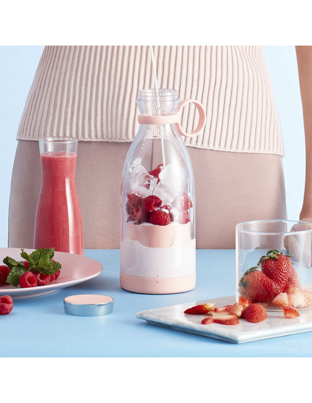 Mini licuadora de jugo portátil botella de batido recargable portátil