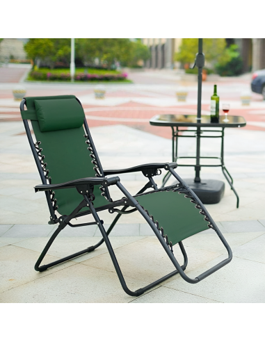 Silla Gravità Zero plegable con respaldo...