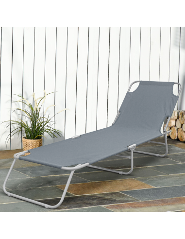 2309 Silla plegable con respaldo ajustable para...