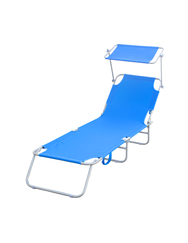 2309P Tumbona plegable con respaldo ajustable y...