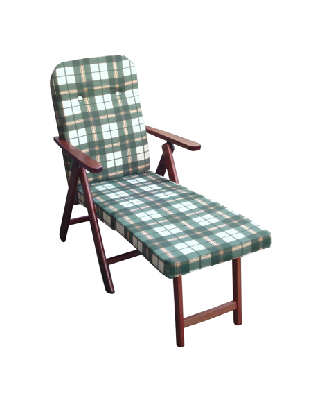 Sillón MOLISANA Artlegno Reclinable Reposapiés Extraíble Estructura de Madera