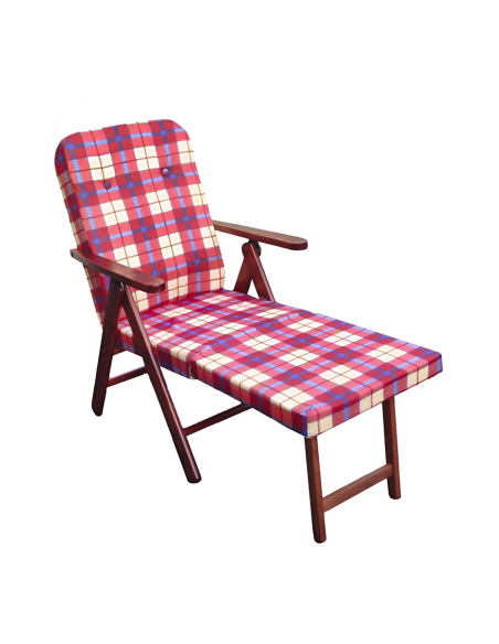 Sillón MOLISANA Artlegno Reclinable Reposapiés Extraíble Estructura de Madera